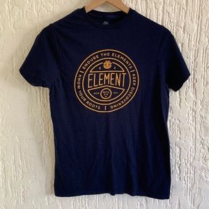 Element Blue Short Sleeve Graphic T-Shirt Size Small